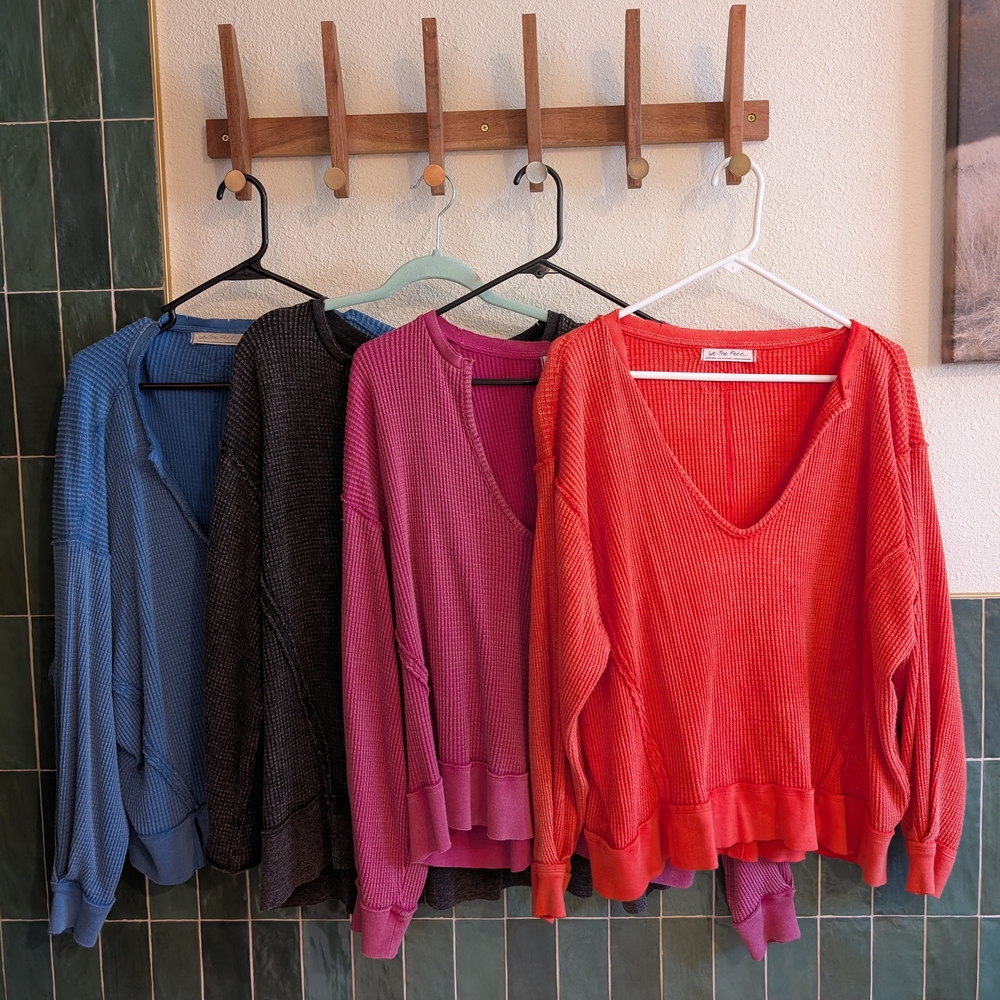 Free People Waffle Thermal